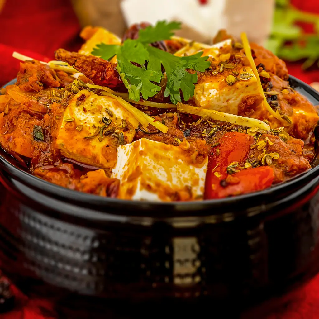 Kadhai Paneer at Garlic & Greens in Edmonton, AB